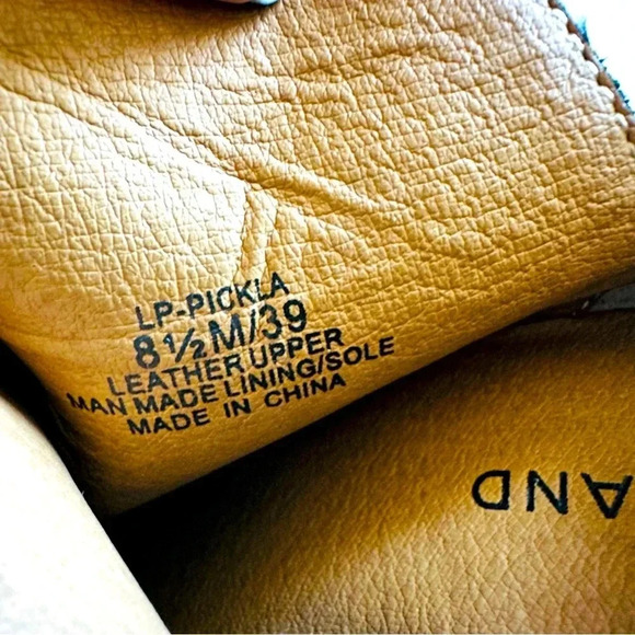 Lucky Brand Pickla Leather/Suede Ankle Heeled Booties - Picture 7 of 7